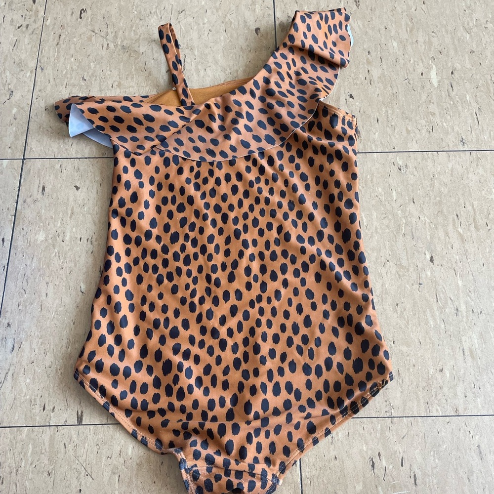 H&M cheetah print bathing suit